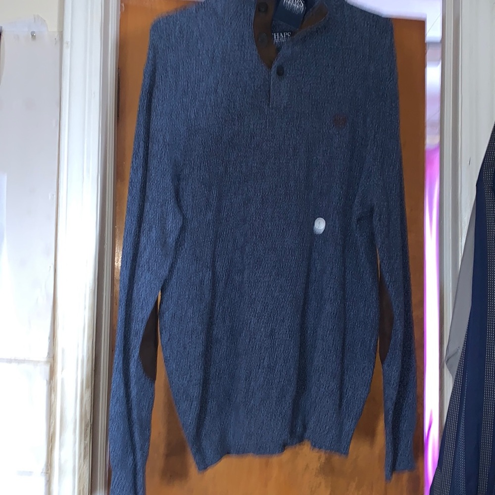 CHAPS MENS SWEATER NWT SIZE L